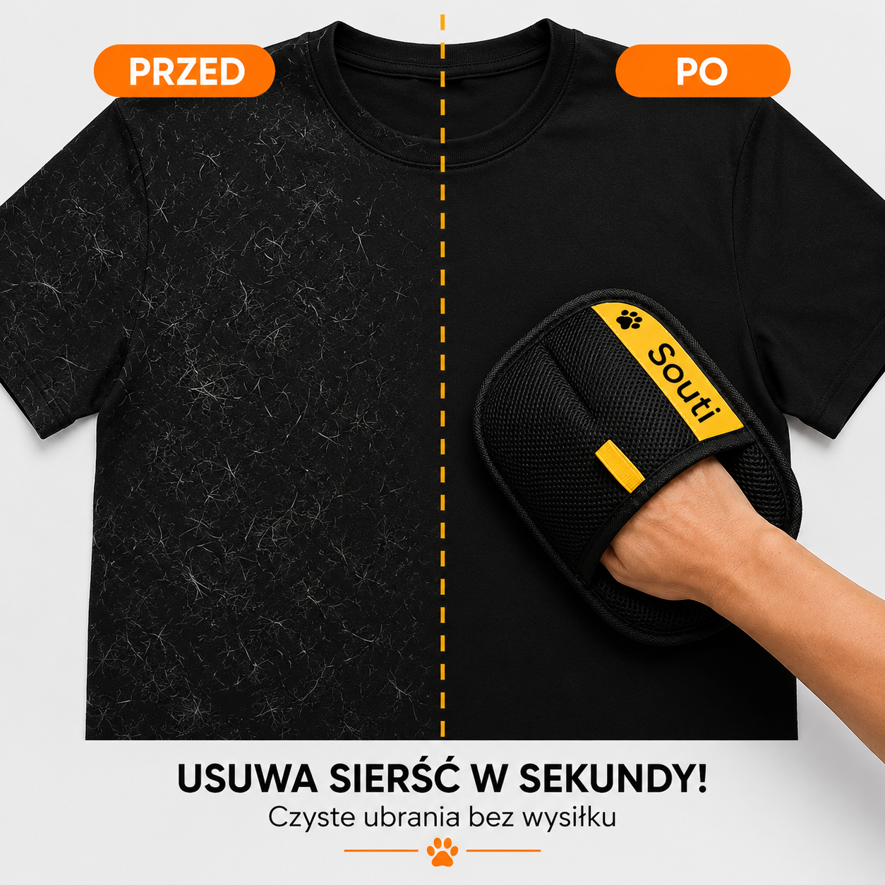 Souti™ | Rękawica do usuwania sierści