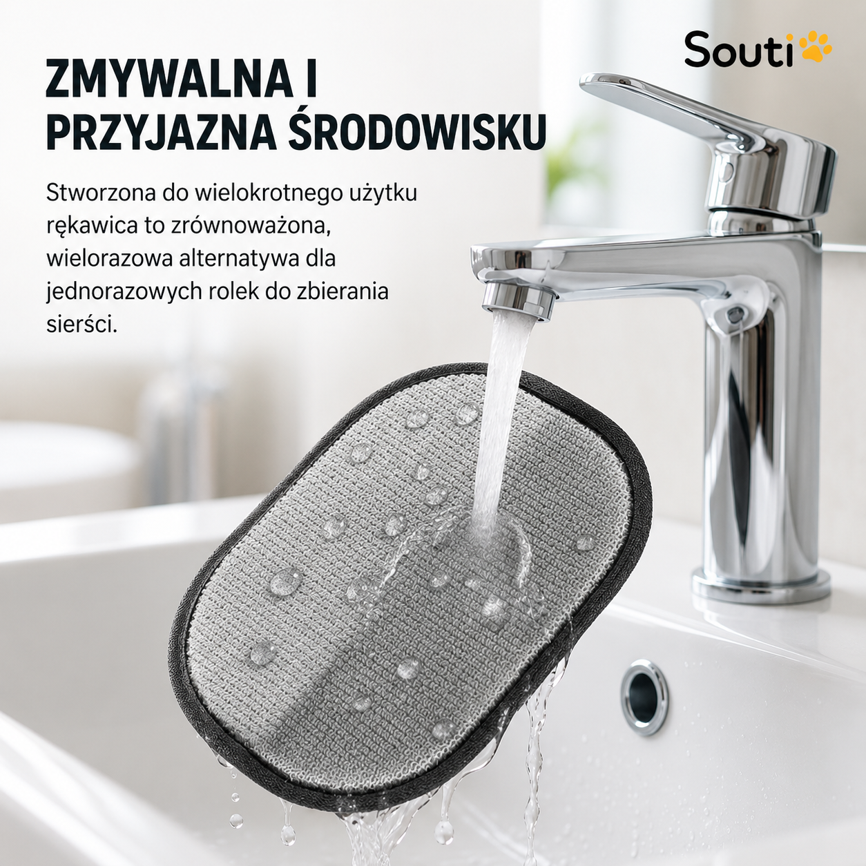 Souti™ | Rękawica do usuwania sierści